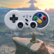 Powkiddy Mk04 için için Bluetooth gamepad joystick denetleyicisi kök olmadan d pad düğme Pro Windows