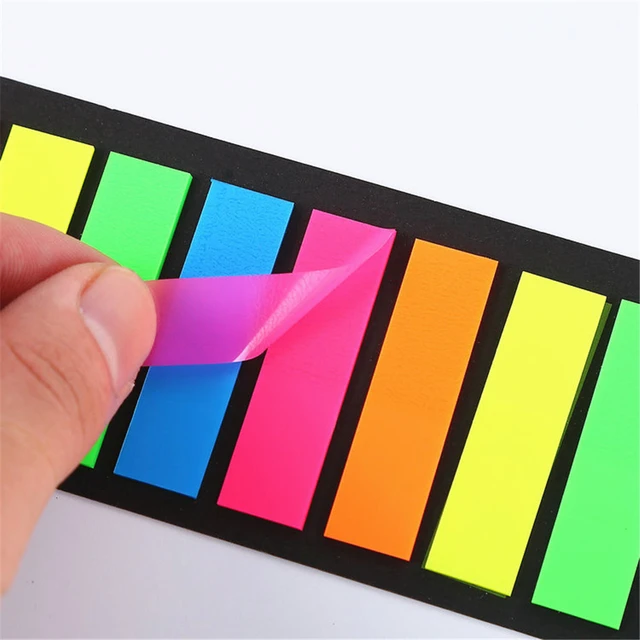 300Pcs Transparent Sticky Note Pad Clear Sticky Notes Long Page Markers  Sticky Index Tab for Office School Supplies Planner Memo - AliExpress