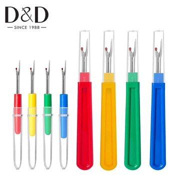 

2Pcs/Set Seam Ripper Stitch Unpicker Plastic Handle Thread Cutter Cross-Stitch Sewing Thread Remover Sewing Tools