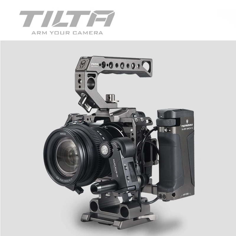 Tilta Z6 Z7 DSLR клетка для NIKON Z6 Z7 камера TA-T02-FCC-G dslr rig Полная Клетка опорная пластина Верхняя ручка HDMI зажим