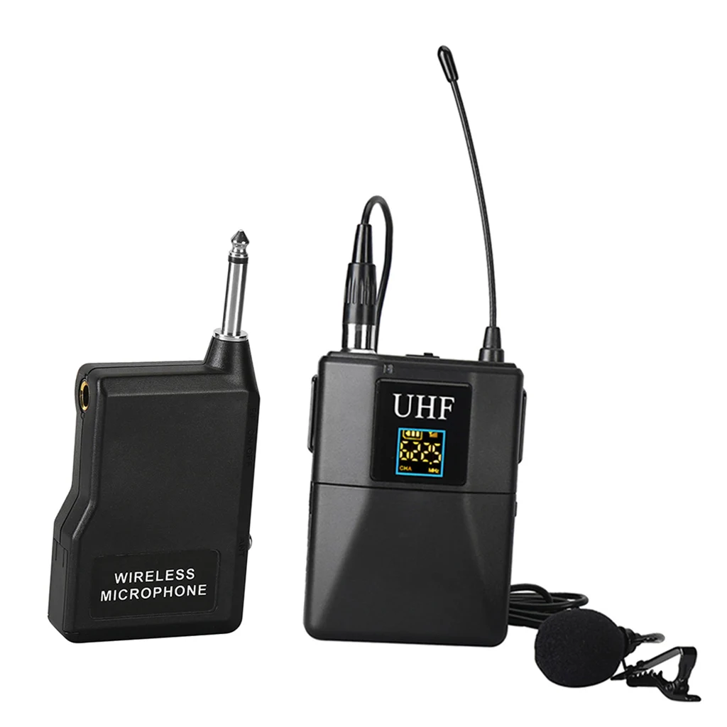 Wireless Microphone System Lavalier Lapel Microphone With Receiver For Teaching - 4000138860659