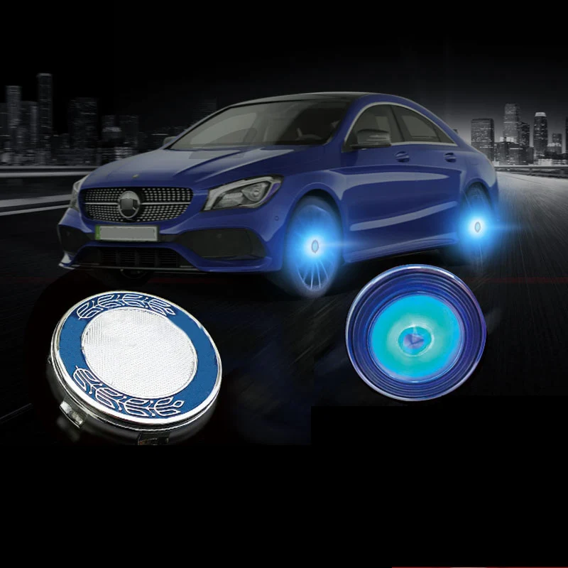 Lsrtw2017 светодиодный автомобильный колпачок для Mercedes Benz A B C E S класс GLA GLC GLE GLS аксессуары для интерьера