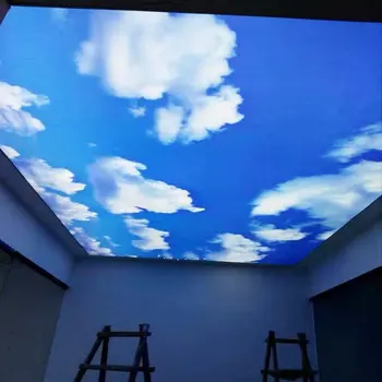 

Privacy Self-Adhesive Film Window Film Stain Glass Stickers Blue Sky White clouds Frosted Opaque balcony Home decorative Films
