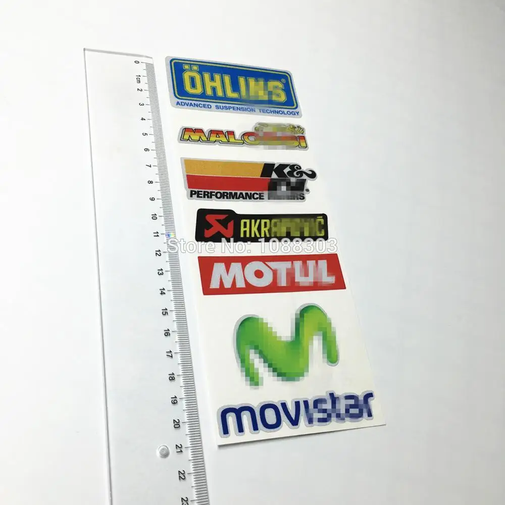 1 компл. Мотоциклетный шлем мотоцикл автомобиля наклейки для AK Tmax Movistar