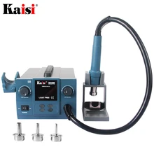 Оригинальная Kaisi 901DW 1000 Вт Бессвинцовая паяльная станция с горячим воздухом профессиональная микрокомпьютерная Тепловая пушка паяльная станция