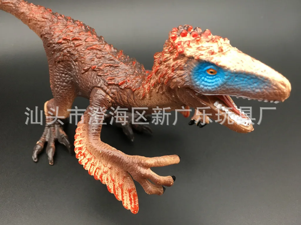 Новый динозавр Utahraptor Велоцираптор модель динозавра игрушка форма Игрушка имитация динозавра модели