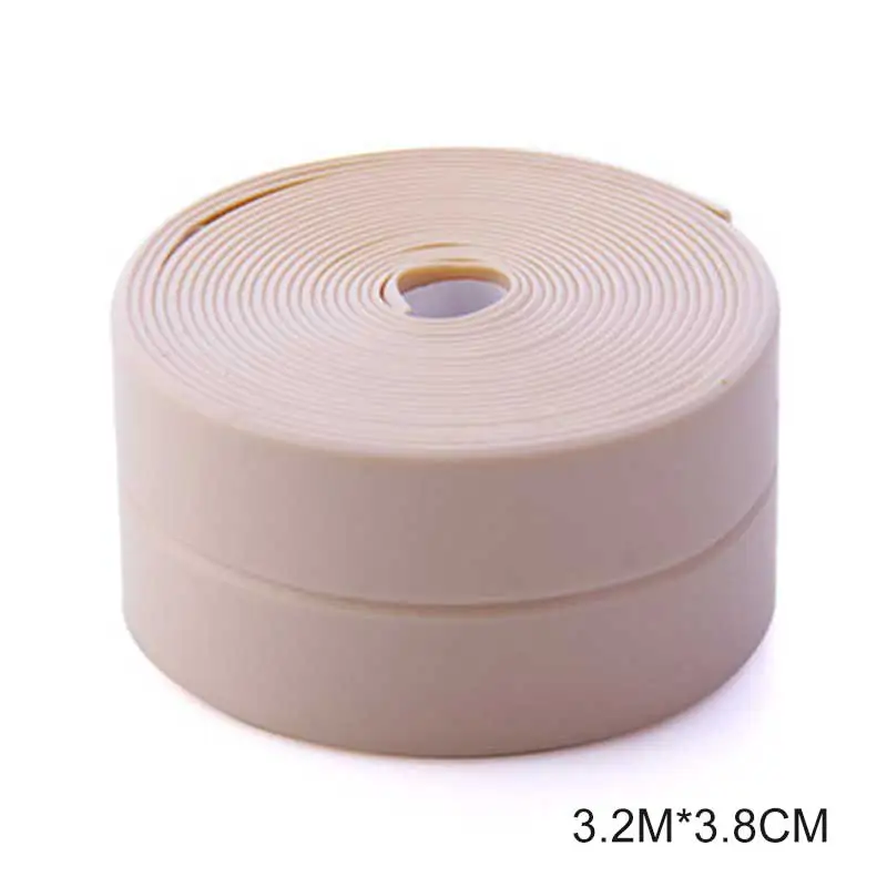 Самоклеящаяся лента для ванной, ванной, душевой, туалетной, кухонной стены, герметичная водостойкая клейкая лента YU-Home - Цвет: 3.2Mx3.8cm