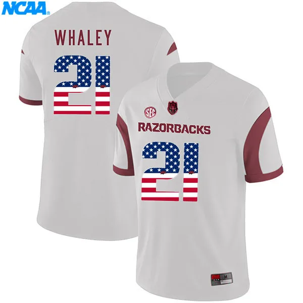 Новое поступление высокое качество Джерси Денвер Киркланд#55 Devwah Whaley#21 колледж футболка ограниченной серии Майки S-XXXL - Цвет: 9