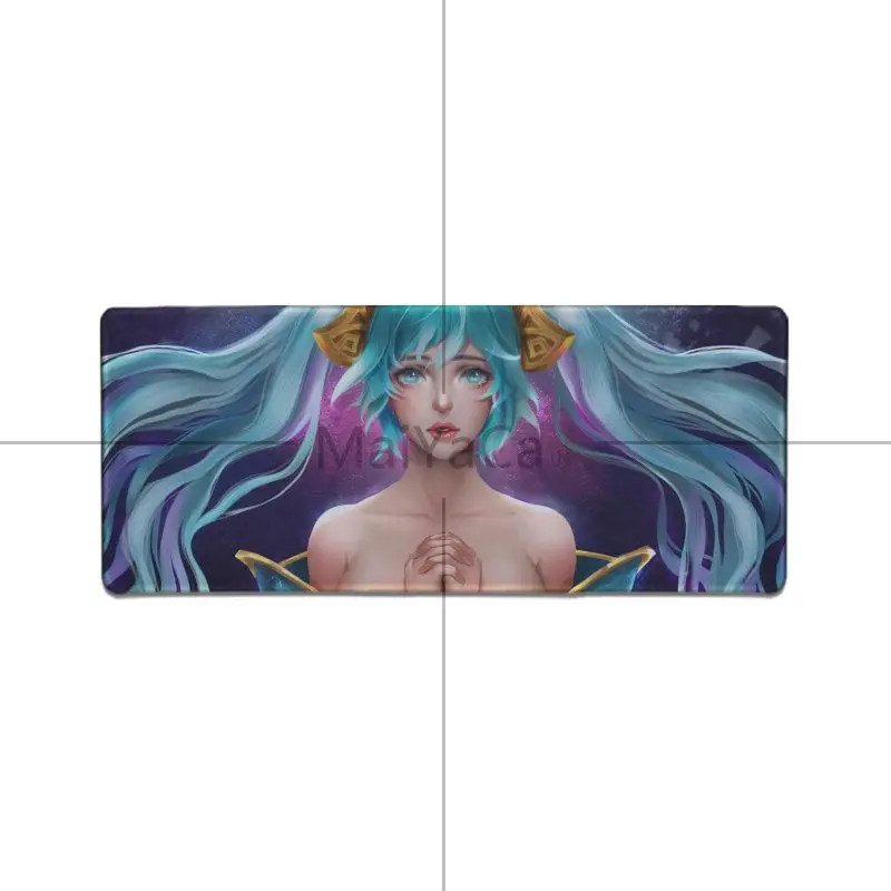 Lock Edge 30X90cm Maiyaca Sona League Of Legends коврик для мыши запирающийся край игровой коврик для мыши геймер игровой коврик для мыши подставка под руку мышь - Цвет: Lock Edge 30X90cm