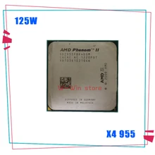 AMD Phenom II X4 955 125 Вт четырехъядерный настольный процессор HDZ955FBK4DGM HDZ955FBK4DGI HDX955FBK4DGM разъем AM3