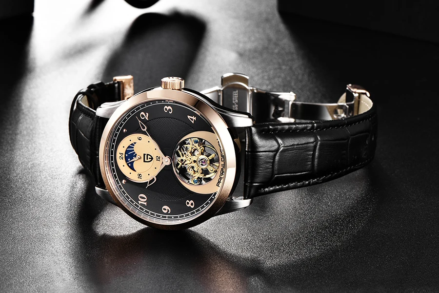 PAGANI Tourbillon Мужские Водонепроницаемые часы Мужские механические часы с скелетом оригинальные брендовые роскошные часы мужские Relogio Masculino