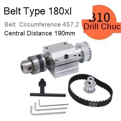 B10Drill chuck 180XL Инструменты для сверления оси в сборе Малогабаритный ничего питания мини Тип Столярный токарный станок электрическая дрель Dy запчасти dremel аксессуары - Цвет: B10Drill chuck 180XL