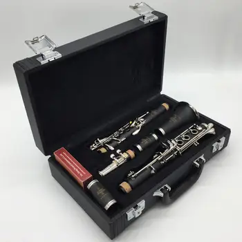 Music Fancier Club Bakelite A Clarinets CONSERVATOIRE Professional Clarinet Silver Plated Keys 17 Keys With Case Mouthpiec