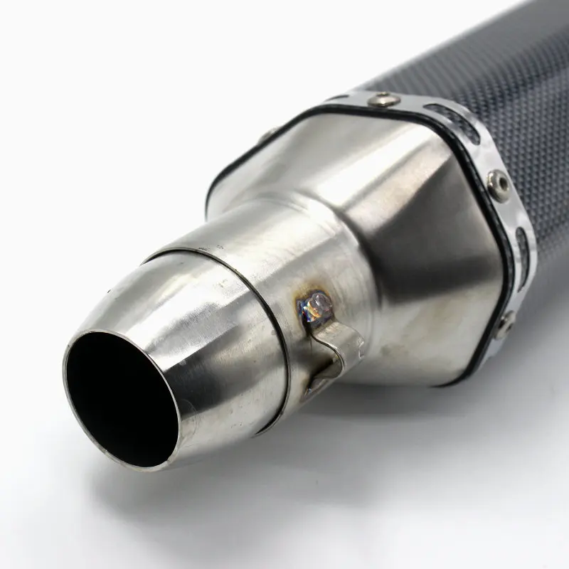 Универсальный глушитель выхлопной трубы для мотоцикла из нержавеющей стали Kawasaki