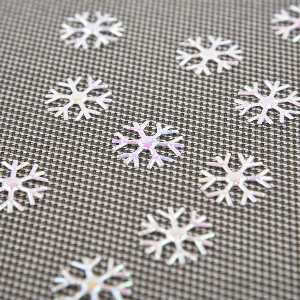 300 Pieces/Pack Snowflakes Christmas Ornament Xmas Tree Hanging Decoration Holiday Garden Christmas Wedding Party Snowflake#S