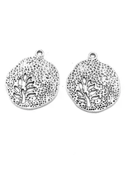 

20pcs Peace tree charms pendant 28x23mm antique silver ornament accessories jewelry making DIY base material