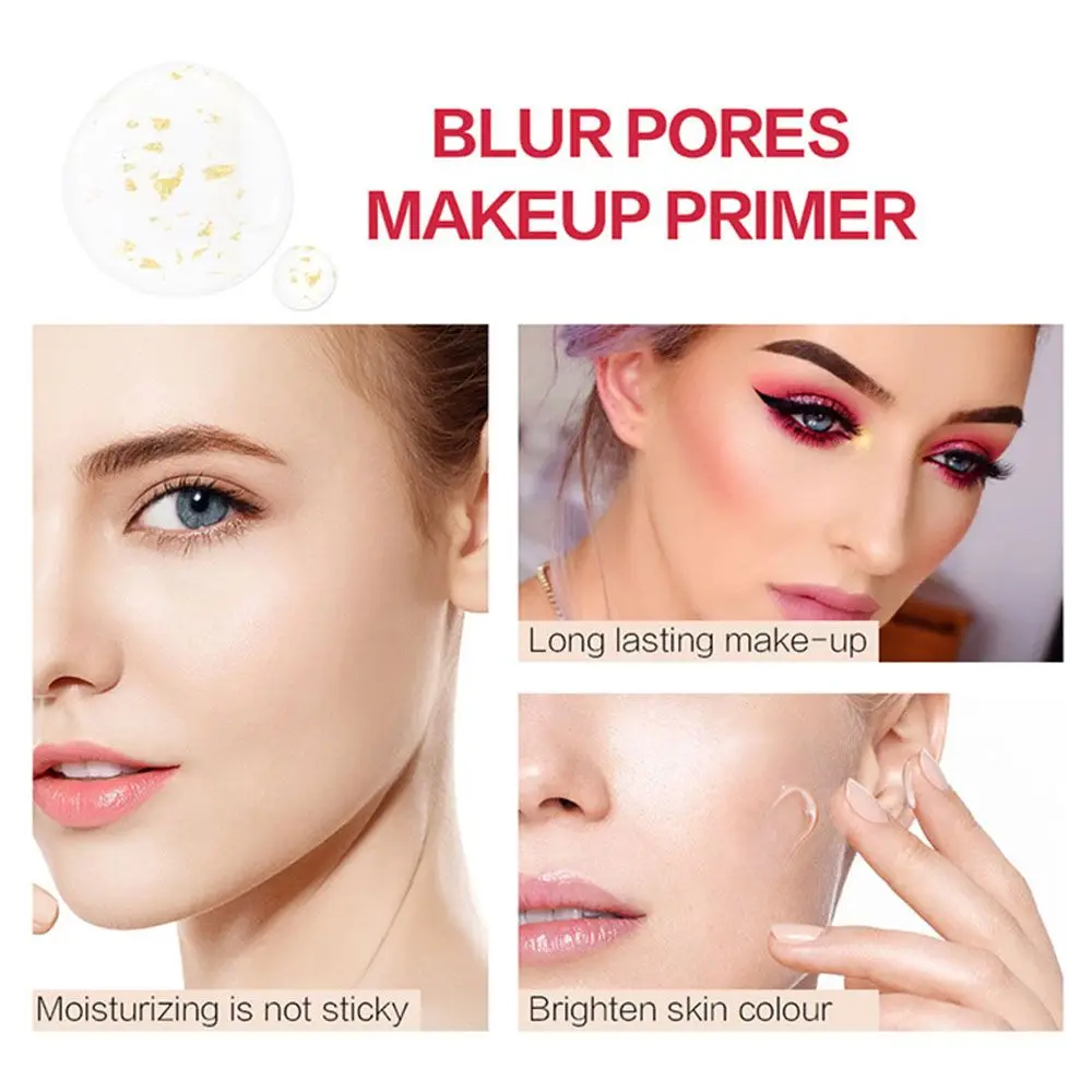 SACE LADY Face базовый праймер для макияжа лица 24k Gold Elixir контроль масла Профессиональный матовый макияж Жидкая основа под макияж