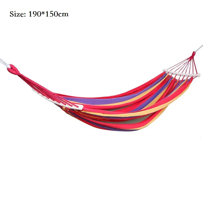 Hammock 190x150cm Садовый гамак для взрослых, детский стул, подвесное кресло, качели, гамак с 2 подушками, качели, стулья - Цвет: Hammock 190x150cm