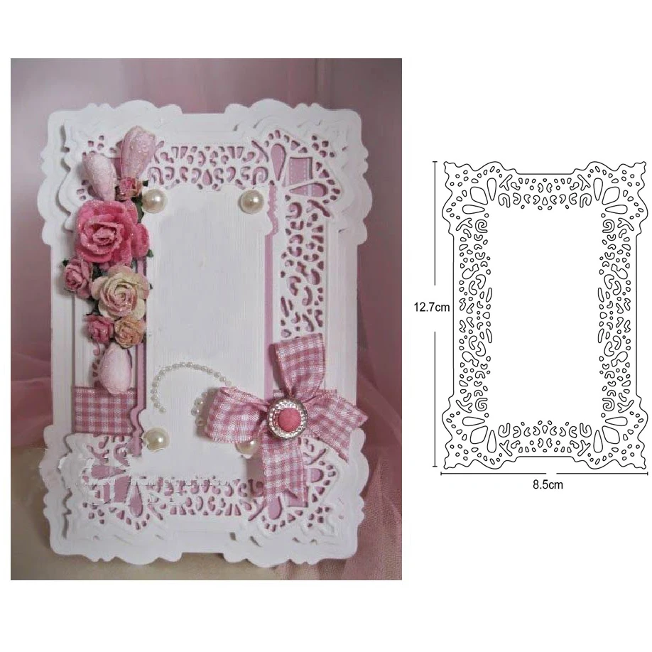 Металлические Вырубные штампы полый каркас фон 2020 Новое поступление крафт