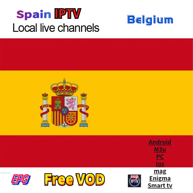 

IPTV Spanish spain live channels espa a M3U Subscription IPTV Account Code M3u Enigma for Android Box Enigma2 IOS Smart TV PC