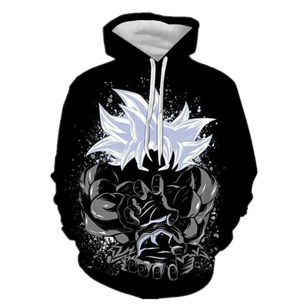 LW212 Модные мужские и женские толстовки с героями мультфильмов аниме Dragon Ball Z Goku 3D печать толстовка унисекс уличная толстовка с капюшоном Harajuku Толстовка - Цвет: LW212