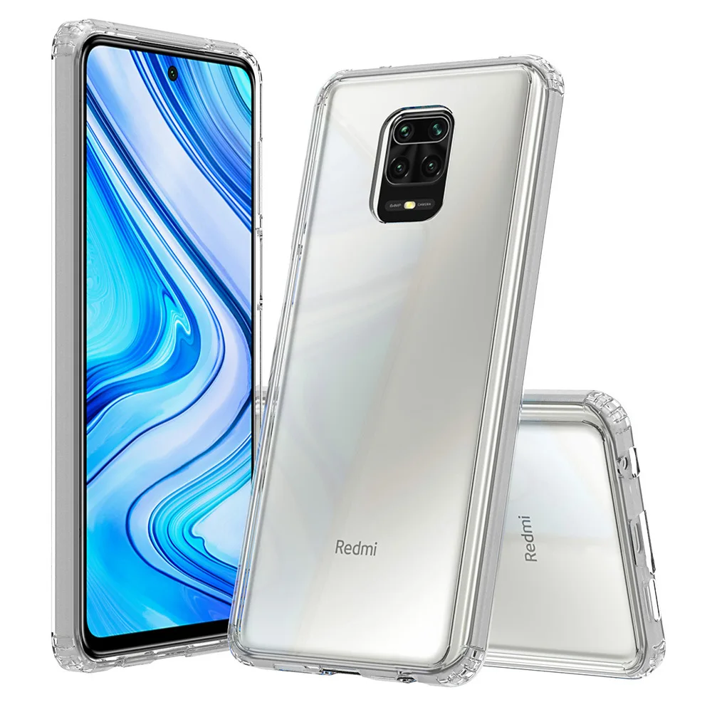 For Xiaomi Redmi Note 9S Case TPU Bumper Hard PC Acrylic Clear Hybrid Crystal Phone Cover For Xiaomi Redmi Note 9 S Pro Max Case For Xiaomi Redmi Note 9S Case TPU Bumper Hard PC Acrylic Clear Hybrid Crystal Phone Cover For Xiaomi Redmi Note 9 S Pro Max Case