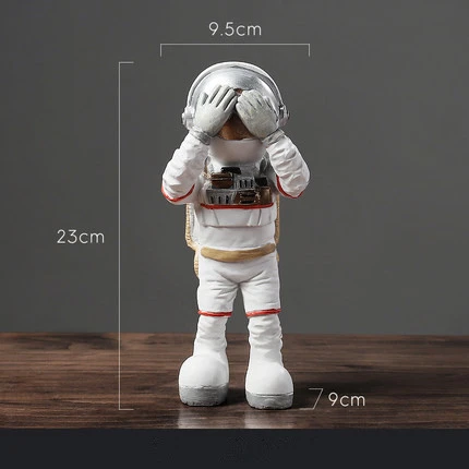 Скандинавский астронавт Декор миниатюрные фигурки домашний персонаж скульптура собаки модель креативная фигурка животное космонавт герой статуя Искусство - Цвет: Style 5