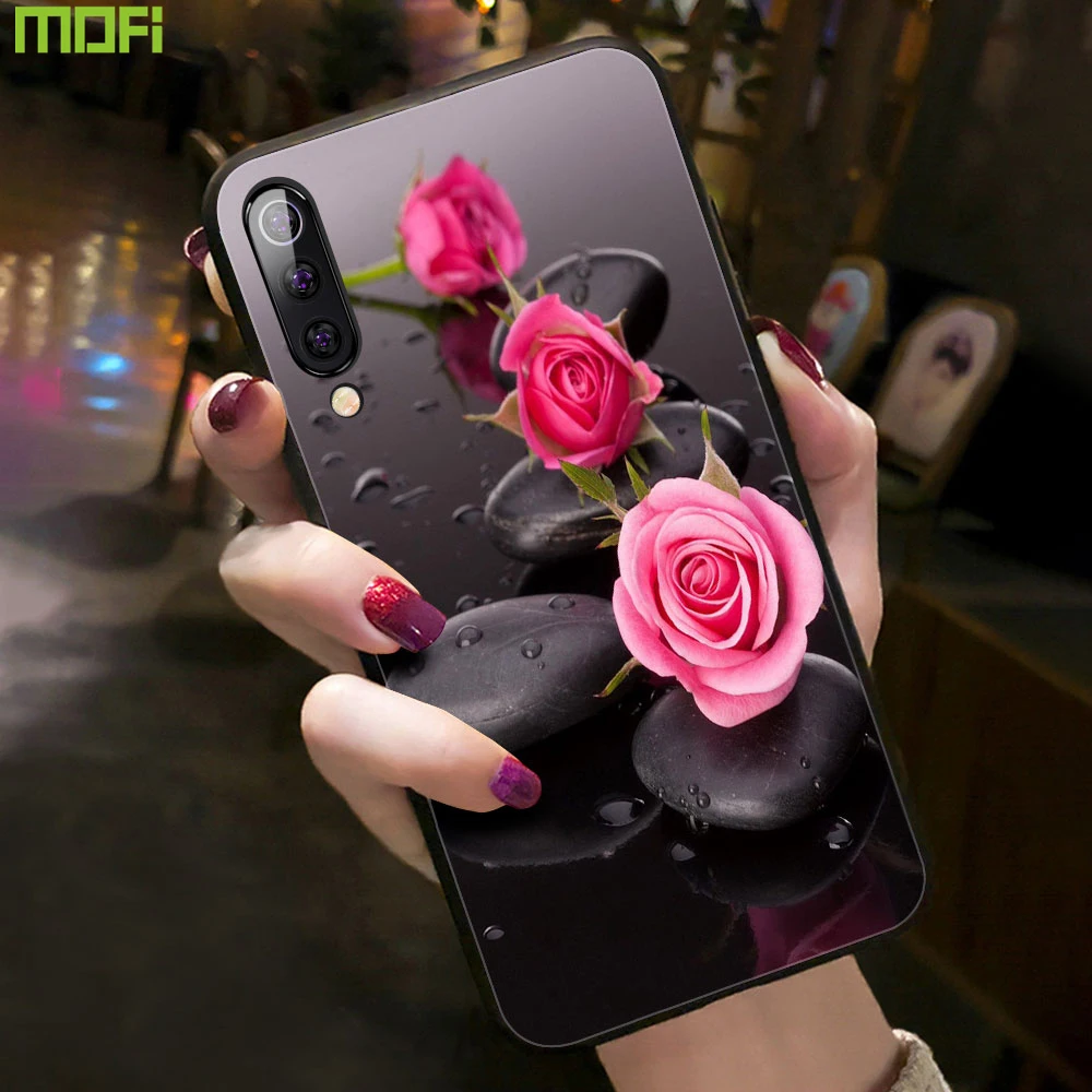 Для Redmi Note 7 pro Чехол для Xiaomi чехол MOFI Mi9 Mi8 Lite SE A3 CC9 цветок флора девушка розовый |