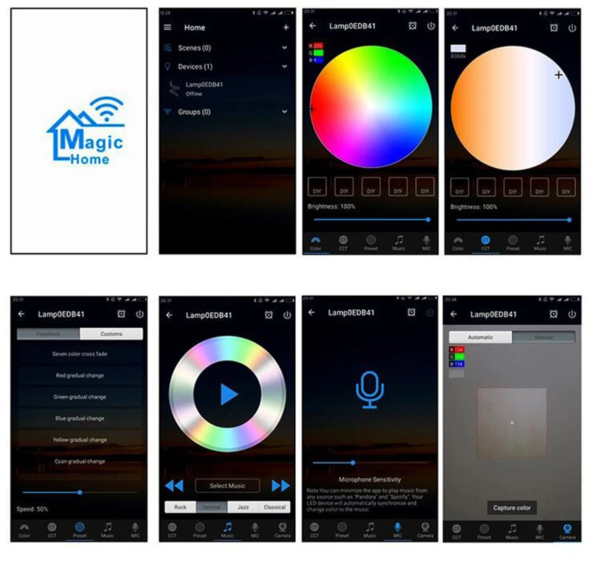 Wifi светодиодный контроллер DC 9 V-28 V мобильное приложение smart с Android IOS app контроллер затемнения