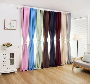 

Modern 100% Blackout Curtains for Living Room Bedroom Curtains for Window Treatment Drapes Finished Blackout Curtains 1 panel