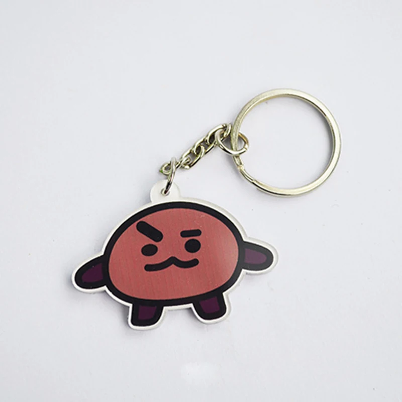ch-bt-bing3 Bangtan брелок для мальчиков Корейская группа мультфильм фигура кулон брелок подарки - Цвет: ch-bt-bing3