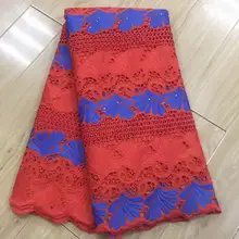 Торговля африканская швейцарская вуаль кружевная ткань с камнями белая нигерийская кружевная ткань из Дубая для свадьбы 5 ярдов/партия