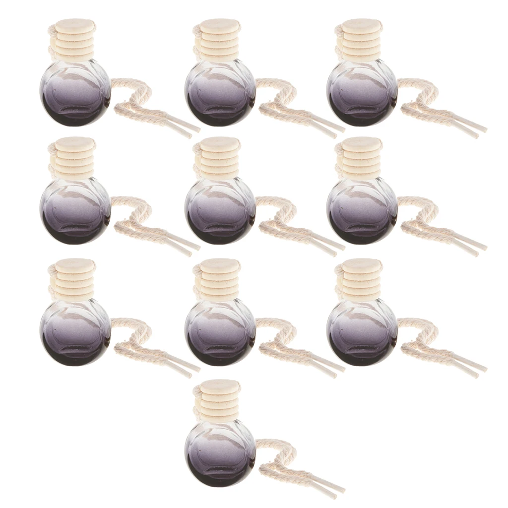 10pcs Empty Refillable Car Perfume Bottle Car Air Freshener Perfume Diffuser Bottle