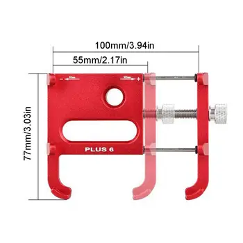 

Adjustable MTB Bike Bicycle Cellphone Support Aluminum Handlebar Phone Holder