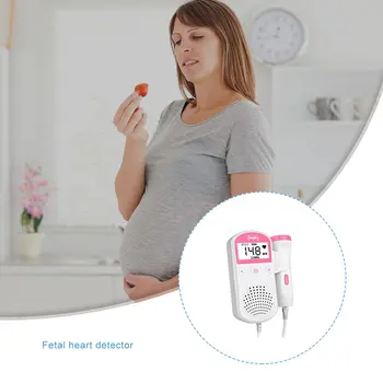 

Doppler Fetal Heart Rate Monitor & Fetal Sound Heart Rate Detector LCD Display No Radiation Pregancy Baby 1 Set OUTAD