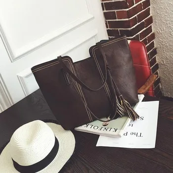 

Large Bag Women's New Retro Fringe One Shoulder Bag In Spring 2019 Large Capacity Women's Handbag Women Bag