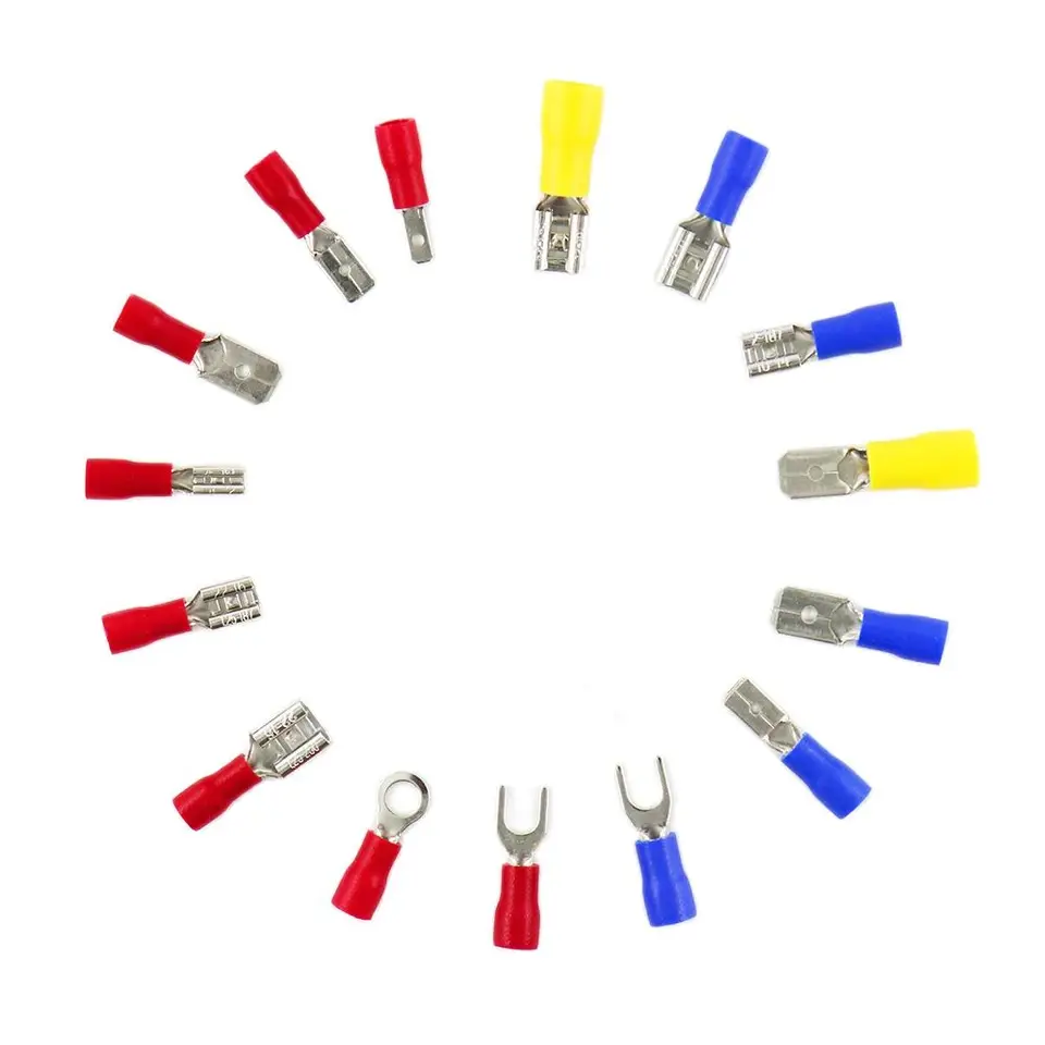 Kit Connettori Elettrici A Crimpare SPOKKI - 570 Pezzi, Terminali Piatti 2.8/4.8/6.3 Mm - Per Auto, Moto, Barche - Foto 4