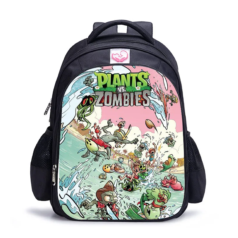 1pc backpack 12 16 дюймов Растения против Зомби школьный рюкзак Горячая игра школьный рюкзак для девочек мальчиков Книга сумка через плечо рюкзаки Mochila Infantil - Цвет: 1pc backpack 12