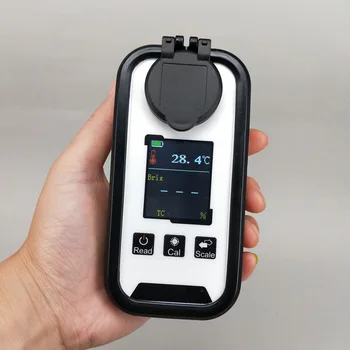 

display refractometer refractometer waterproof detector urea freezing point honey Baume degree salinity measurement