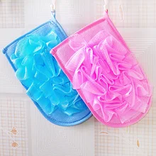 Полотенце для ванной в Корейском стиле, перчатки для ванной, двухстороннее плотное полотенце для мытья, полезный продукт, полотенце для ванной, интенсивное очищение для ванны