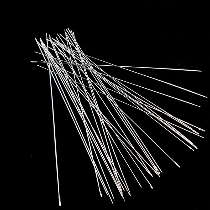 

YHBZRET 30pcs Stainless Steel tool Beading Needles for beads Threading String Cord Jewelry Craft Making Tool Bracelet Pins DIY