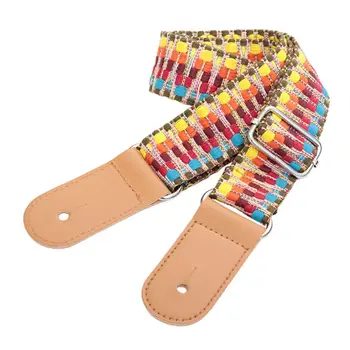 

Guitar Ukulele Shoulder Strap Universal National Style Braided Adjustable Belt NEW