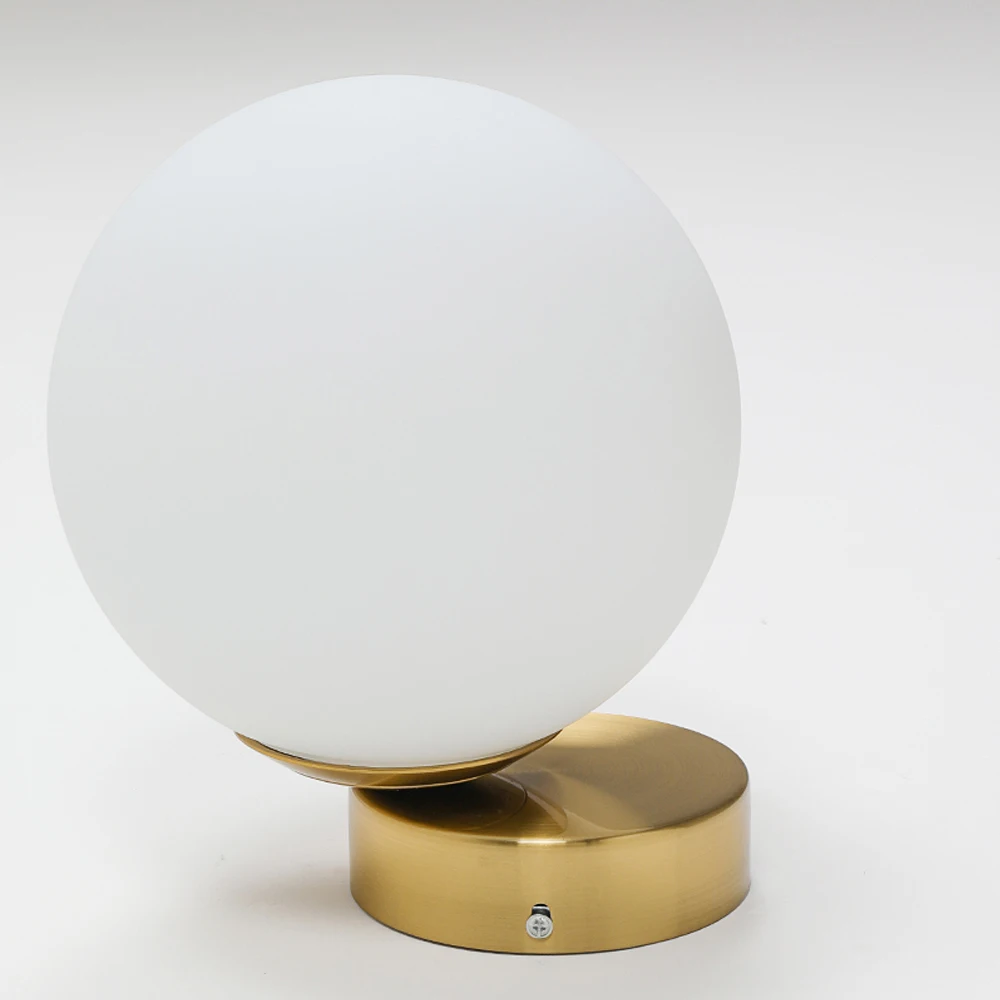 Günstig Nordic wand licht neue design nacht wand lampe moderne treppe lampe wohnzimmer goldene wand glas ball Oberfläche wand beleuchtung