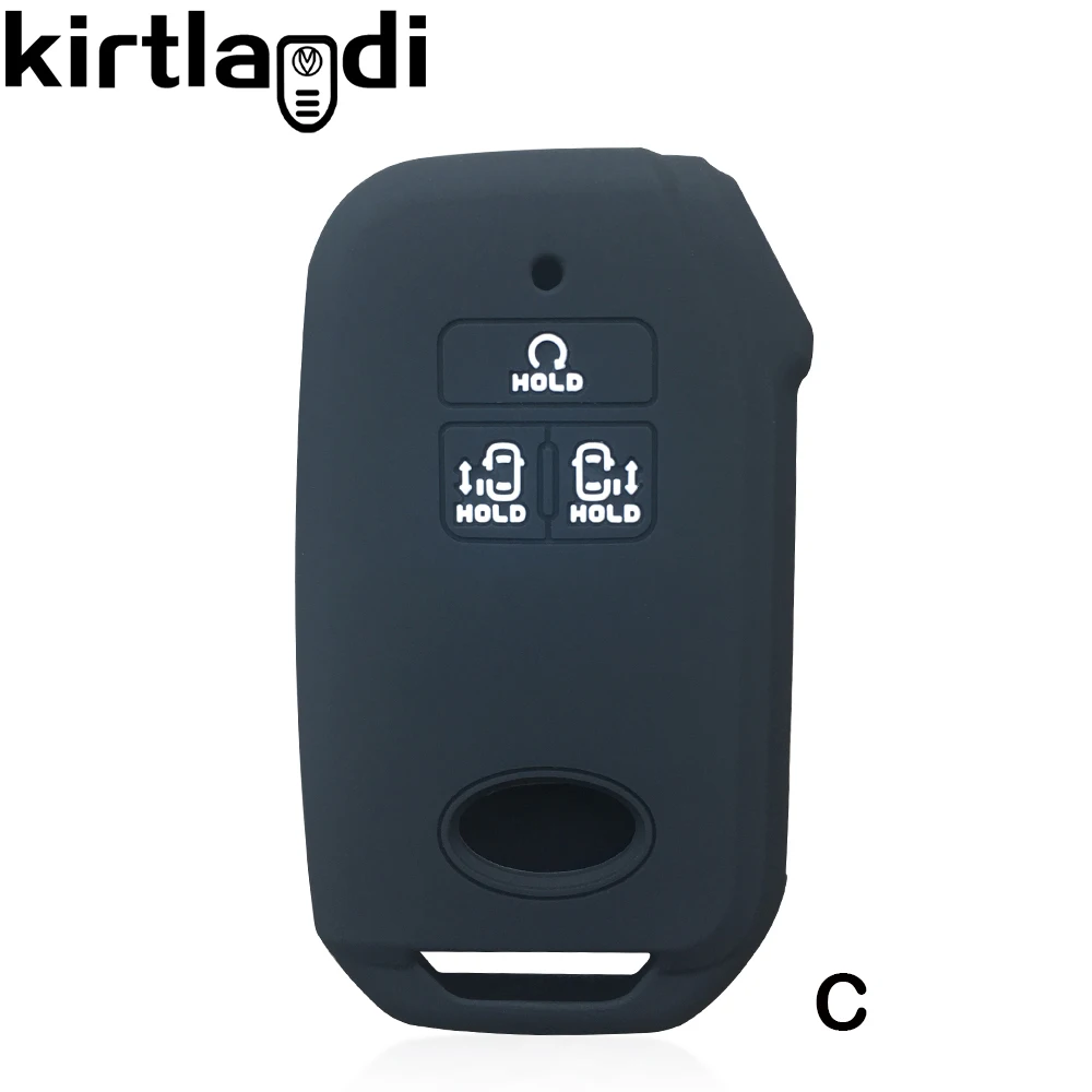 Custodia Protettiva In Silicone Per Chiave Auto Kia – Cover Morbida 2 Pezzi (1 Nero + 1 Rosso) Per K5 Telluride Ceed Cerato Niro Seltos Sorento Soul Sportage