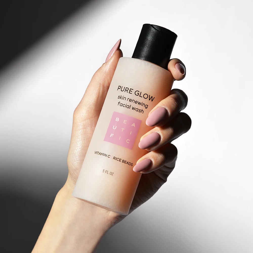 Обновляющий гель скраб для умывания BEAUTIFIC Pure Glow с витамином С и низким pH. 150