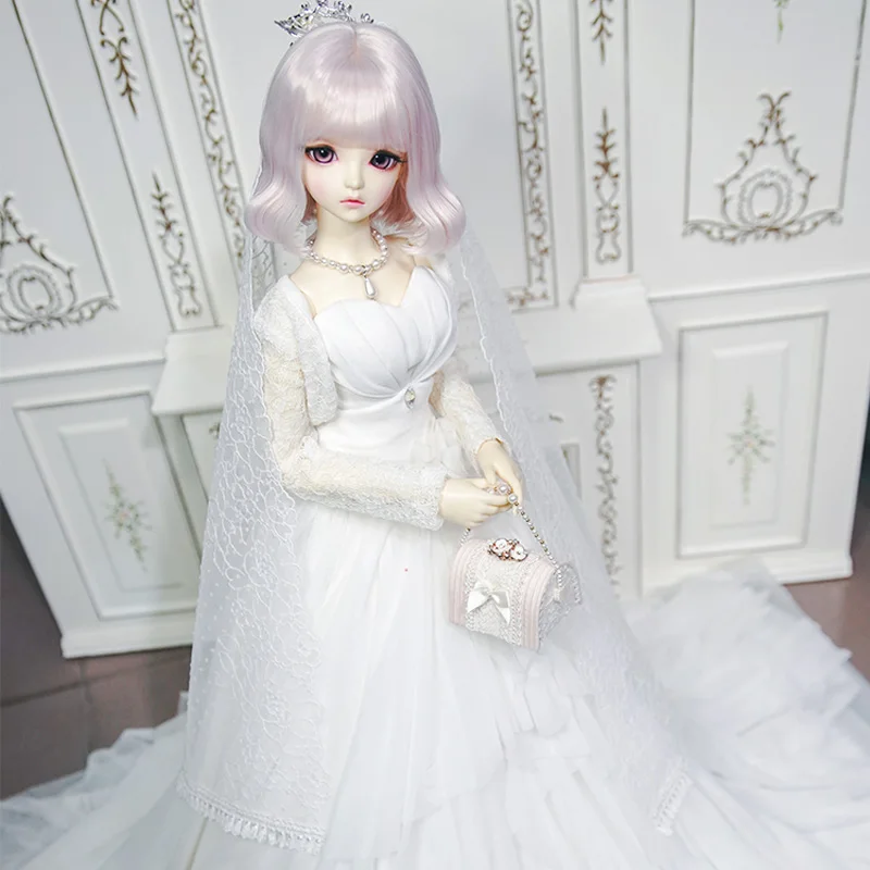 Новый модный стиль 1/3 1/4 1/6 Bjd парик высокая температура короткий волнистый SD для BJD