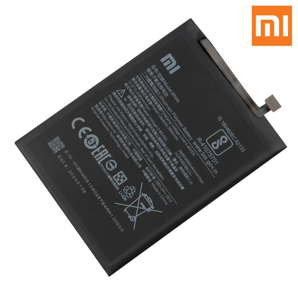 Xiao Mi оригинальная запасная батарея для телефона BN4A Xiaomi Redmi Note7 Note 7 Pro M1901F7C