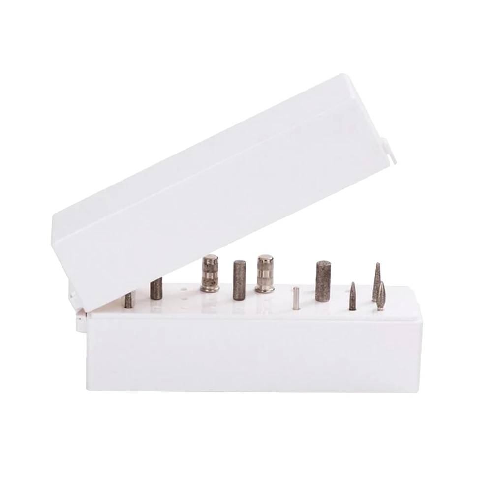 1PC Nail Bit Holder 30 Holes Dustproof Drill Displayer Storage Box Manicure Tools Organizer Stand | Дом и сад