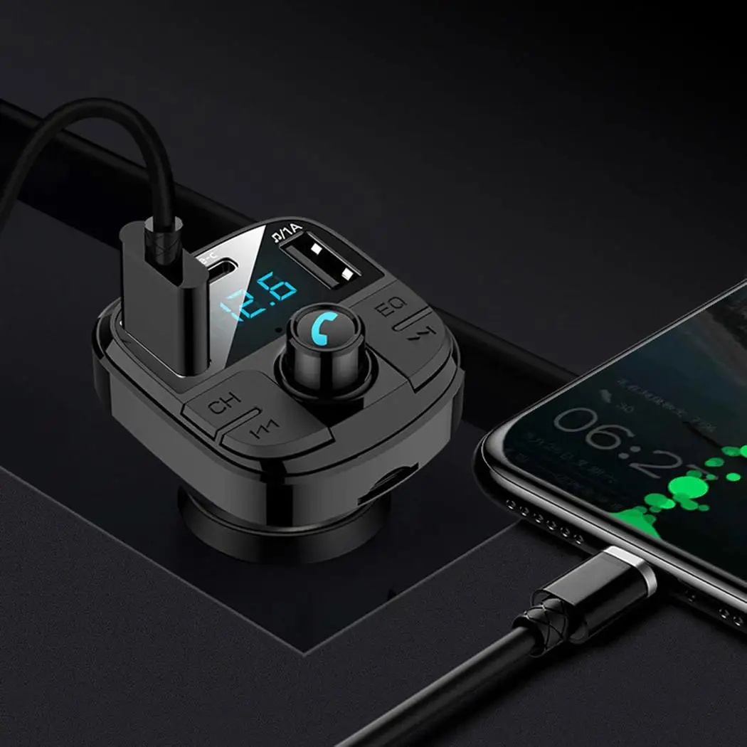 Автомобильное зарядное устройство с двумя usb-портами, новая сигарета, 32 ГБ, 10 стр/мин, зажигалка, Bluetooth, MP3 передатчик, 41 г, MP3, WMA, WAV, FLAC