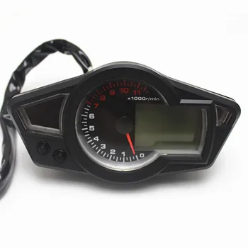 

Odometer Speedometer Gauge Waterproof ABS Housing Interior Accessory 12V